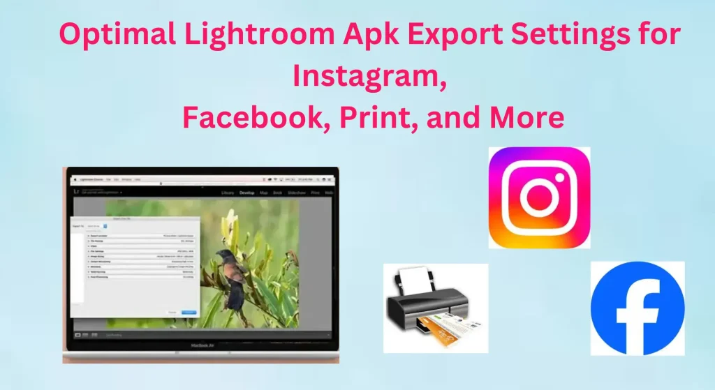 Optimal Lightroom Apk Export Settings for Instagram, Facebook, Print, and More